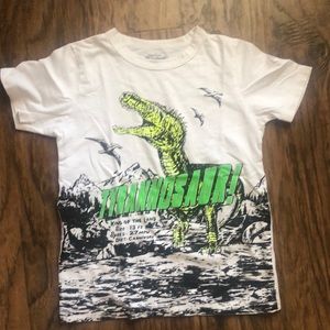 Oshkosh Originals size 7 boys shortsleeved shirt white good condition